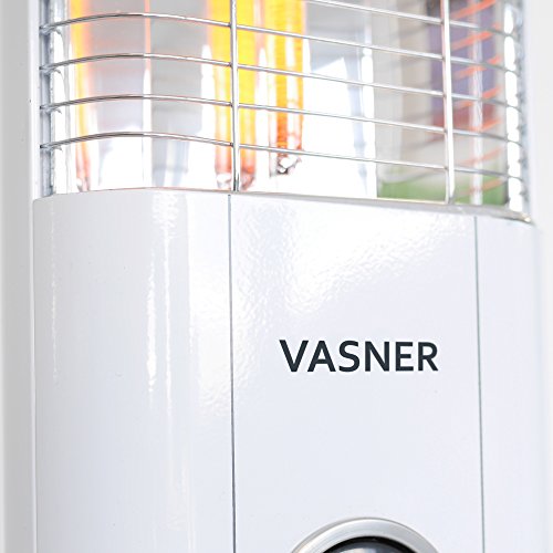 Vasner StandLine Mini 12 - Calefactor de pie por infrarrojos (1200 W, con termostato, para terraza, exterior, interior)