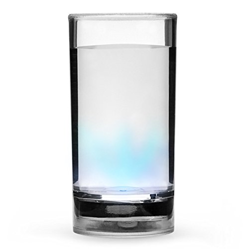 Vasos de chupito con luz intermitente activada, 60 ml, juego de 6