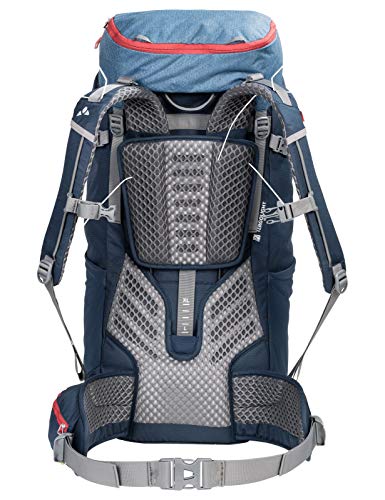 VAUDE Asymmetric 52+8 Mochila, Unisex Adulto, Azul Fjord, Talla única