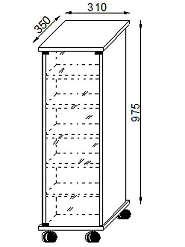 VCM Valenza-Torre para CD/DVD, para 300 CDs, Color Haya, Haya, Haya