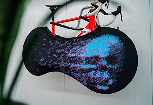 Velo Sock Glitch Bike Cover, Unisex-Adult, Talla única