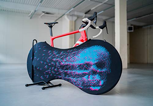 Velo Sock Glitch Bike Cover, Unisex-Adult, Talla única