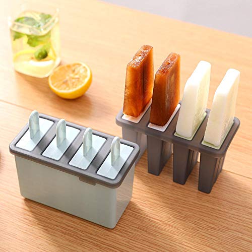 Venta caliente Ice Cream Pop DIY Molde congelado Útil Herramienta de helado de cocina Popsicle Maker Lolly Mold Tray Pan New 2019, Verde, España