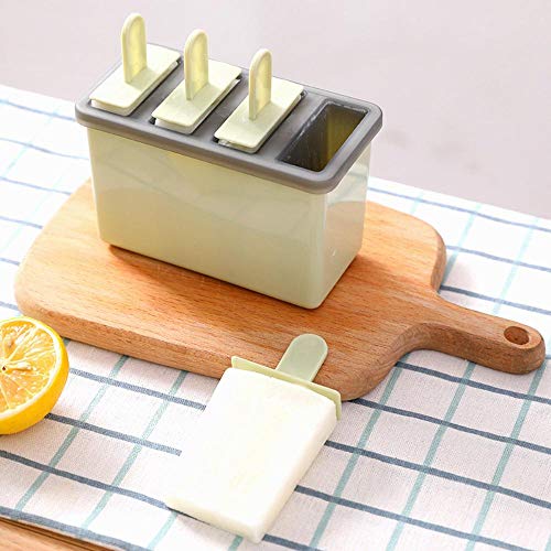 Venta caliente Inicio Helado hecho a mano Pop Molde de bricolaje Congelado Útil Herramienta de helado de cocina Popsicle Maker Lolly Mold Tray Nuevo 2019, verde, España