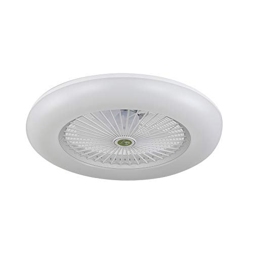 Ventilador-plafon led dimable RAKI blanco, NOVEDAD.