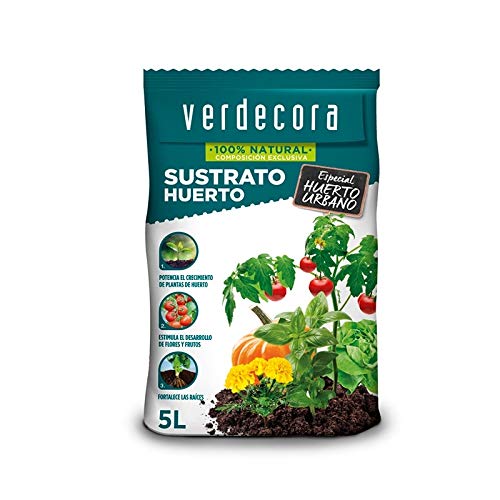 verdecora | Kit de Cultivo Huerto Urbano 60x40x40cm - Kit de Cultivo en casa - Huerto Urbano Madera - Huertos Urbanos - Mesa de Cultivo huerto Urbano