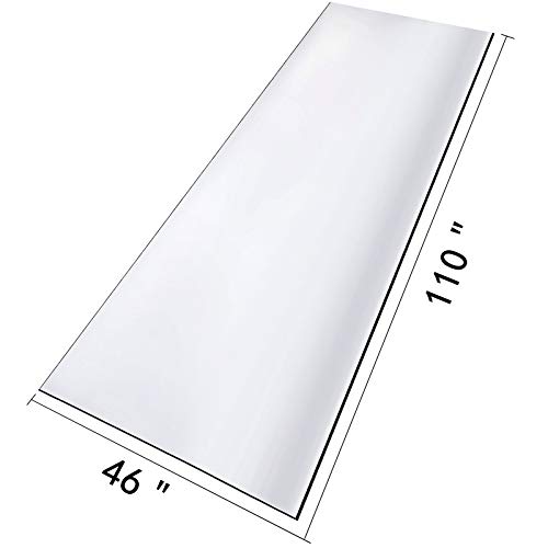 VEVOR Tapete de Mesa Mantel Impermeable Protector de PVC, Mantel de Mesa Gruesa 1170 X 2,800 X 2 mm, Cubiertas para Mesa Tamaño Personalizado, Almohadillas Protector de Mesa Espesor de 2 mm