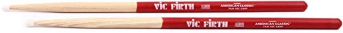 Vic Firth American Classic  Series Drumsticks - 7ANVG - American Hickory - Nylon Tip - Vic Grip