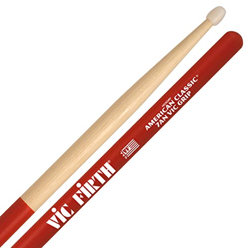 Vic Firth American Classic  Series Drumsticks - 7ANVG - American Hickory - Nylon Tip - Vic Grip