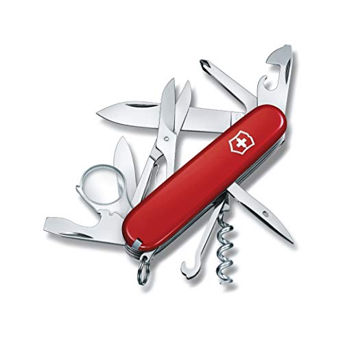 Victorinox 16703 Navaja, Offiziersmesser, Explorer, Rot, Rojo, Talla Ãšnica