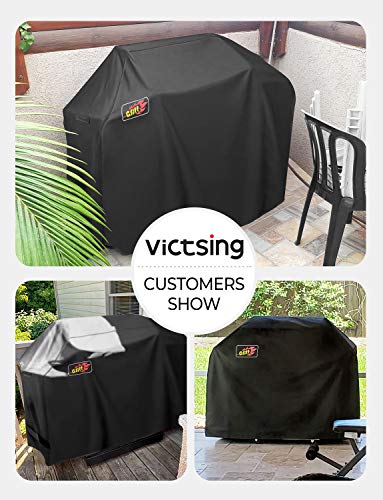 VicTsing GECP018BB Funda para Barbacoa, Negro