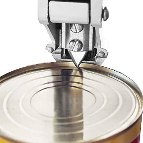 vidaXL Abridor Latas de Aluminio Acero Inoxidable Abrelatas Herramientas Utensilios Uso Diario Profesional Estructura Simple Robusta Plateado de 70cm