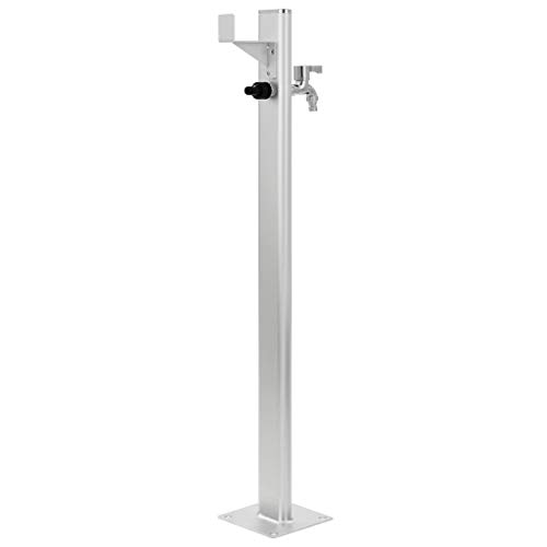 vidaXL Columna Agua para Jardín Aluminio 95 cm Fuente Exterior Patio Terraza