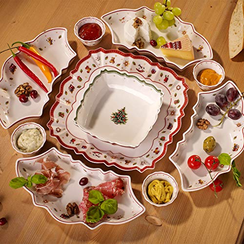 Villeroy & Boch 14-8585-3833 Cuenco para Salsa Toy's Delight, para Navidad, 6,5 cm, en Festivo Embalaje de Regalo, Porcelana, Multicolor, 9.0x7.0x7.5 cm