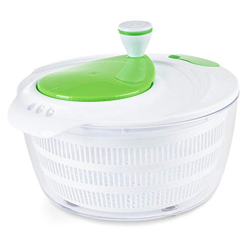 Vinsani cocina multifuncional centrifugador de lechuga (rallador de frutas y verduras cortador rallador en espiral