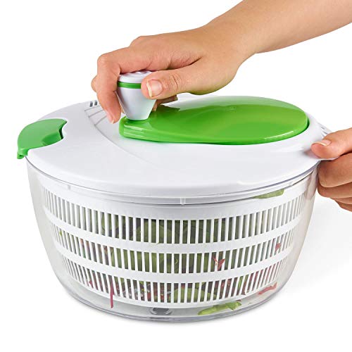 Vinsani cocina multifuncional centrifugador de lechuga (rallador de frutas y verduras cortador rallador en espiral