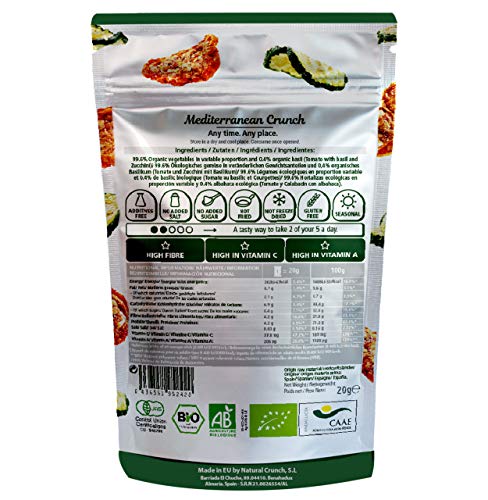 VitaSnack Mix de Tomate, Calabacín y Albahaca 20 gr