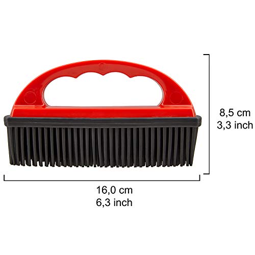 vitazoo Cepillo quitapelos para tapicería de Coches y Superficie Textil con tentáculos de Goma y Efecto estático, Cepillo quitapelusas, Cepillo Pelo Mascotas, Pet Hair Removal Brush