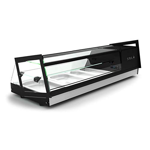 Vitrina de tapas refrigerada Bacs GN 1/3 Serie CUBE – 1085 a 1788 mm – SAYL – 1085 mm