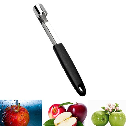 vkospy Apple de la Fruta de Pera Corer removedor de Acero Rosca fácil Core Semilla Herramienta Casa Cocina Pitter Remover