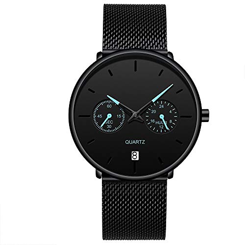 Voigoo Casual Impermeable Reloj for Hombre Relojes for Hombre del Cuarzo del Deporte llenos de Acero Reloj de los Hombres del Reloj de la Fecha Auto Relogio Masculino