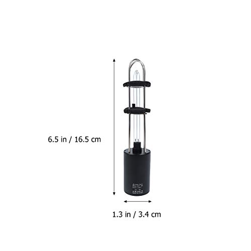 Vosarea Lámpara de luz Ultravioleta Luz de esterilización germicida para el refrigerador Gabinete de Zapatos para la Cocina del Dormitorio del Coche (Color al Azar-Negro o Azul)