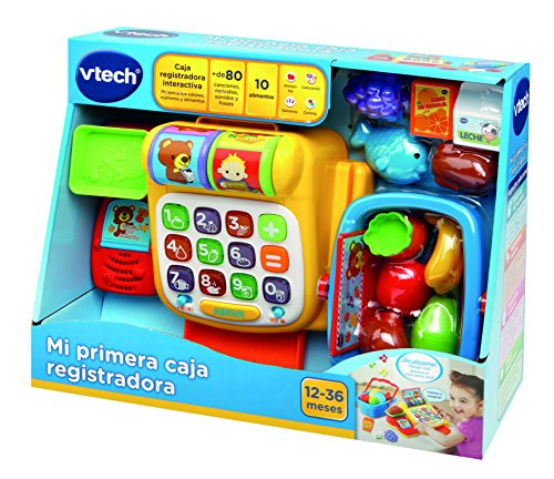 VTech- Caja registradora supermercado aprendizaje interactivo, Multicolor (3480-191322) , color/modelo surtido