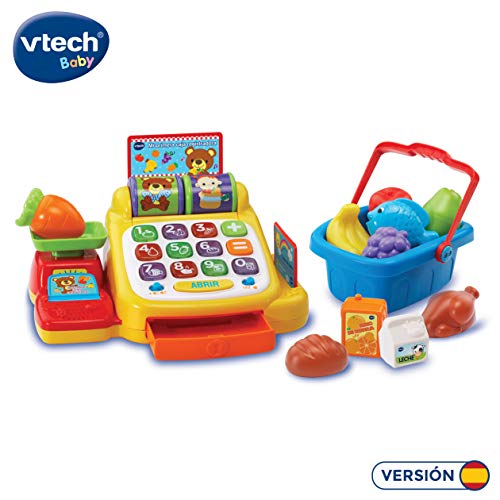 VTech- Caja registradora supermercado aprendizaje interactivo, Multicolor (3480-191322) , color/modelo surtido