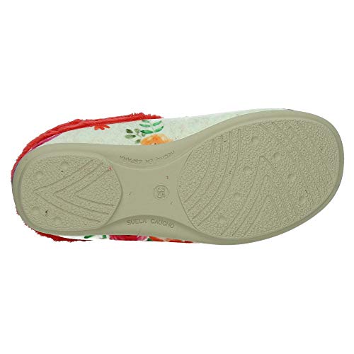 VULCA-BICHA 1370 Chinelas Frida Kahlo Mujer Zapatillas CASA Coral 39