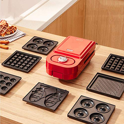 Wafflera, sandwichera Breadmaker desayuno Máquina, Hogar multifuncional Luz Alimentos Wafflera multifuncional Calefacción tostadas Prensa Tostadora, conveniente for la cocina del hogar y del partido D