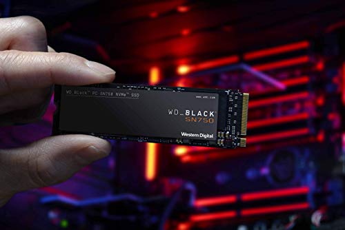 WD Black SN750 - SSD Interno NVMe para Gaming de Alto Rendimiento, 500GB