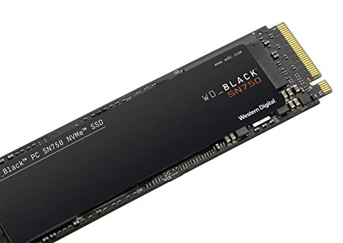 WD Black SN750 - SSD Interno NVMe para Gaming de Alto Rendimiento, 500GB