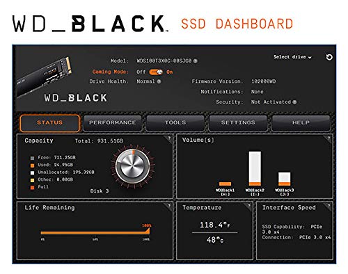 WD Black SN750 - SSD Interno NVMe para Gaming de Alto Rendimiento, 500GB