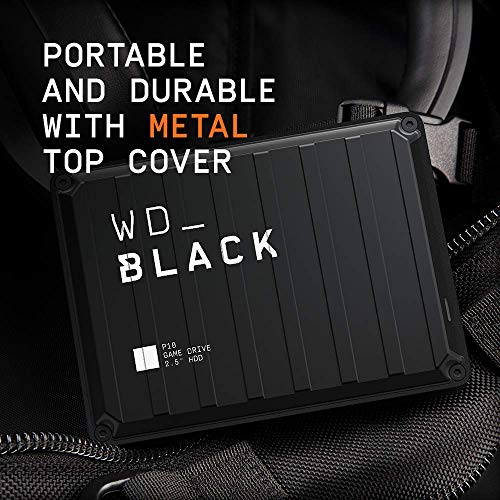 WD_BLACK  4TB P10 Game Drive for On-The-Go Access To Your Game Library - Works with Console or PC