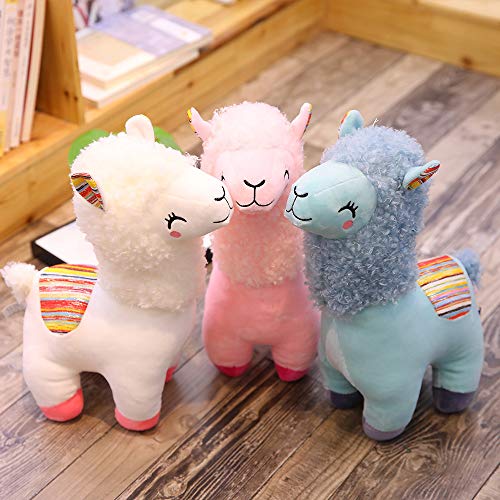 weiqiang Lindo bizcocho Alpaca muñeca transfronteriza Juguete de Peluche máquina de agarrar muñeca Regalo Infantil Regalo Creativo Femenino 25 cm A