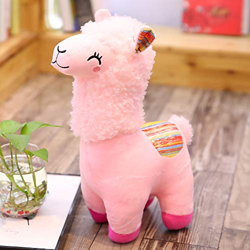 weiqiang Lindo bizcocho Alpaca muñeca transfronteriza Juguete de Peluche máquina de agarrar muñeca Regalo Infantil Regalo Creativo Femenino 25 cm A