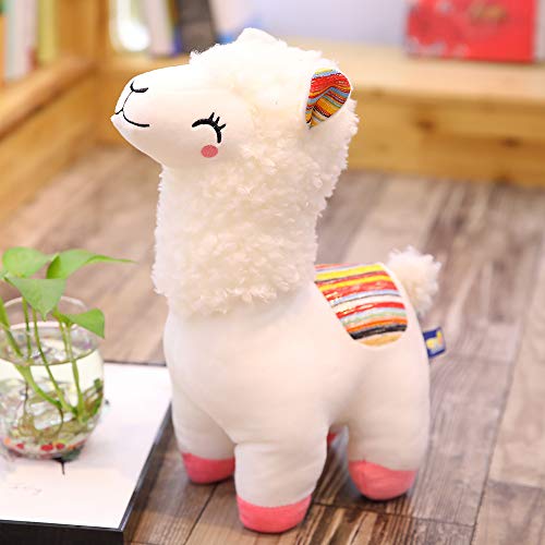 weiqiang Lindo bizcocho Alpaca muñeca transfronteriza Juguete de Peluche máquina de agarrar muñeca Regalo Infantil Regalo Creativo Femenino 25 cm C