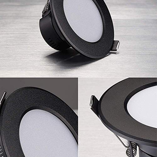 WEM Negro de Fundición de Aluminio Incrustado Proyector Del Techo Integrado Rejilla Antideslumbrante Panel Llevada Luz de Techo Tienda Nórdico Posmoderna Creativo Downlight Ahuecado Europea Ropa Vent