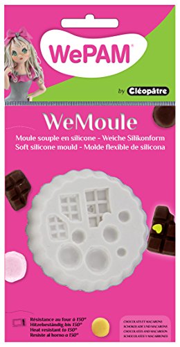 WePAM - PF00MD02 - WeMoule - Porcelana para modlear tabletas de chocolate y macarrones