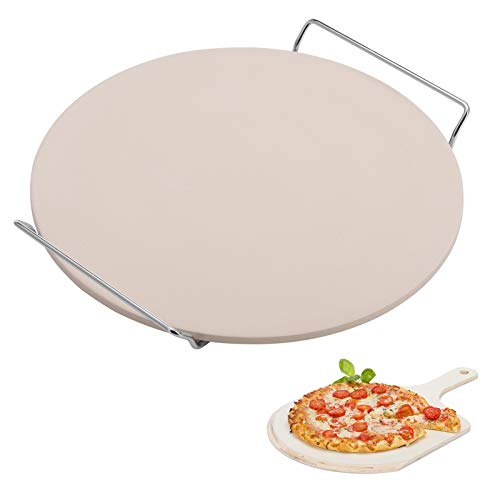 Westmark - Bandeja de Horno para Pizza, cerámica, Beige, Ø 33 cm