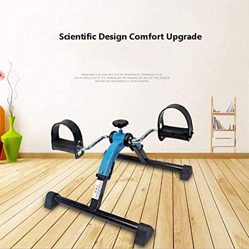 WGFGXQ Entrenador de Pedales Plegable Bicicleta estática Equipo de Fitness, Dispositivo de Entrenamiento de Brazos y piernas, Mini Bicicleta ejercitador Bicicleta Ejercitador de Pedales G