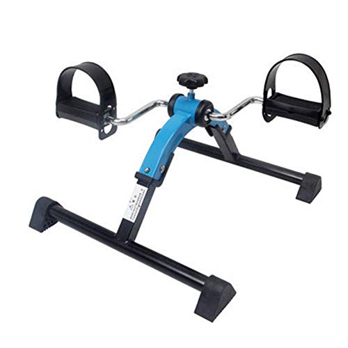 WGFGXQ Entrenador de Pedales Plegable Bicicleta estática Equipo de Fitness, Dispositivo de Entrenamiento de Brazos y piernas, Mini Bicicleta ejercitador Bicicleta Ejercitador de Pedales G