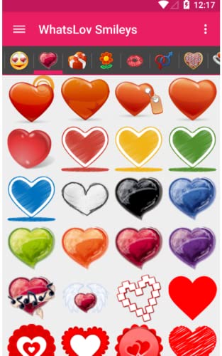 WhatsLov smileys amor chat