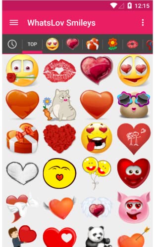 WhatsLov smileys amor chat