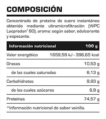 WHEY PROTEIN 100% 2 lb VAINILLA - Suplementos Alimentación y Suplementos Deportivos - Vitobest