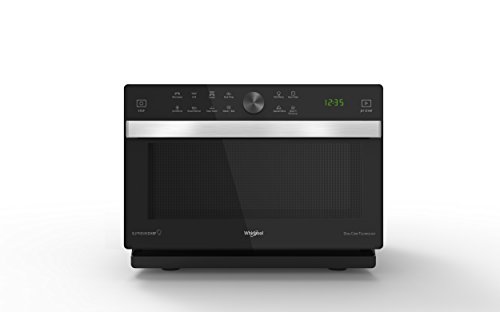 Whirlpool MWP 337 SB Encimera - Microondas (Encimera, Microondas con grill, 33 L, 900 W, Giratorio, Tocar, Negro, Plata)