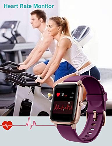 Willful Smartwatch,Reloj Inteligente con Pulsómetro,Cronómetros,Calorías,Monitor de Sueño,Podómetro Pulsera Actividad Inteligente Impermeable IP68 Smartwatch Hombre Reloj Deportivo para Android iOS