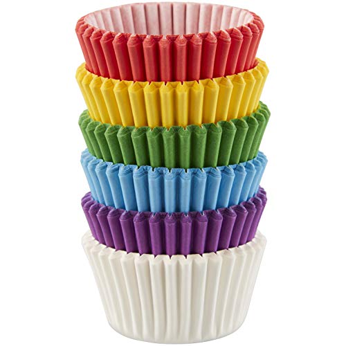 Wilton Mini Rainbow para Hornear Casos, Multicolor, 150 Unidades