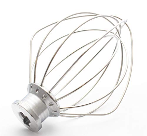 Wire Whisk de repuesto compatible para KitchenAid Tilt-Head Mixer (Artisan, KSM90, Classic, K45, K45SS etc)