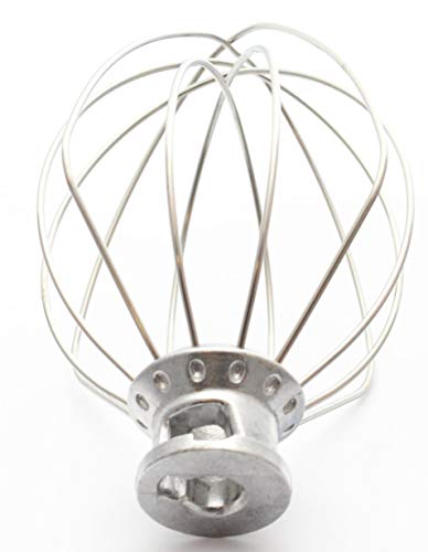 Wire Whisk de repuesto compatible para KitchenAid Tilt-Head Mixer (Artisan, KSM90, Classic, K45, K45SS etc)